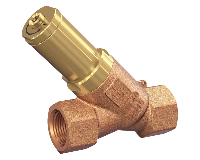 Bronze overflow valve 617YN NBR seat 3/8'' 2-12 bar